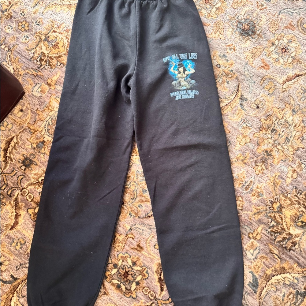 Boys Lie Black Sweatpants size small